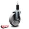 Service Caster 5'' Semi Steel Wheel Swivel 1-1/4'' Expanding Stem Caster SCC-EX20S515-SSR-114 - alternate 4
